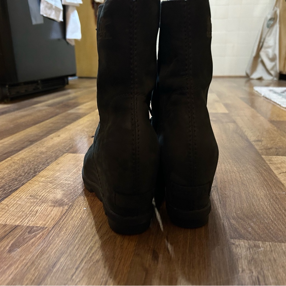 Sorel Black lace up Boots